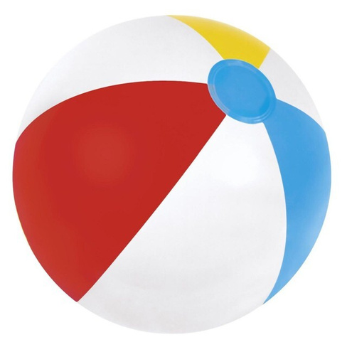 Мяч пляжный надувной BESTWAY Цветной сектр 51см
