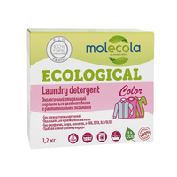 Порошок стиральный MOLECOLA Ecological Color 1,2кг