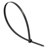 Стяжка кабельная EKF 380х4,8мм черная (100шт)