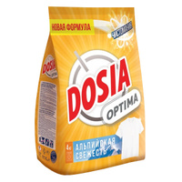 Порошок стиральный DOSIA Optima Альпийская Свежесть 4кг
