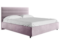 Двуспальная кровать Франческа ПМ Лаванда, велюр, 160х200 см