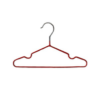 Вешалка-плечики обрезиненная для одежды детская A01CH(красн)
