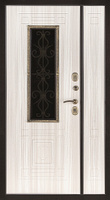 Входная металлическая дверь Tandoor Венеция 2 сандал белый 1200x2050
