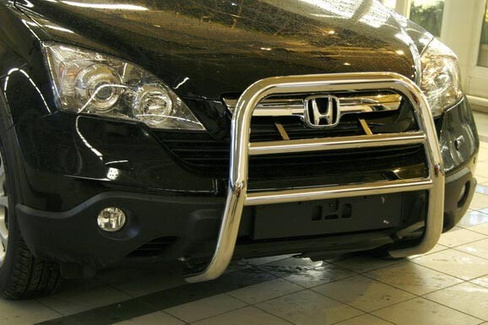 Защита переднего бампера (сталь) Honda CRV 2007-2012