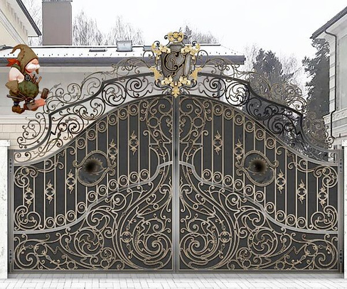 кованые ворота на заказ сергиев посад московской области