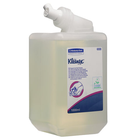 Картридж с жидким мылом одноразовый KIMBERLY-CLARK Kleenex 1 л прозрачный диспенсер 601541 АРТ. 6333