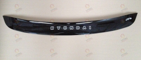 Дефлектор капота SHORT VIP (пластик) Hyundai ix55 2008-2013