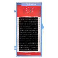 Ресницы чёрные LASHY Mix L 0.10 9-12мм (16 линий)