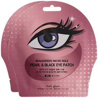 Маска-патч под глаза с жемчугом Beauugreen Micro Hole Pearl & Black Eye Patch, 2 шт