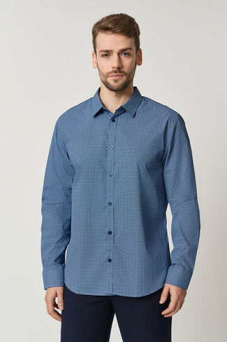 BAON Рубашка с узором REGULAR FIT (арт. BAON B6623504)