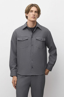 BAON Рубашка из смесовой ткани (арт. BAON B6623509)