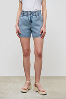 BAON Короткие джинсовые прямые шорты на резинке (арт. BAON B3223011)