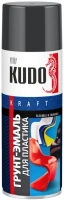 Грунт эмаль для пластика Kudo Kraft Flexible & Durable 520 мл графит