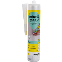 Санитарный силиконовый герметик Vetonit sanita sil