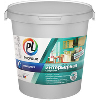 Латексная моющаяся износоустойчивая воднодисперсионная краска Profilux PL- 13L