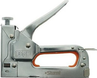 Скобозабиватель ручной Sturm 1071-01-06 регулируемый, со скобами (53) 200шт. STURM