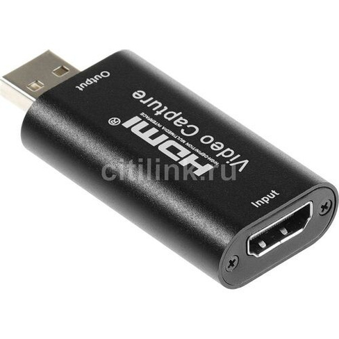 Адаптер аудио-видео PREMIER PX 5-990A, HDMI (f) - USB, ver 1.4, черный