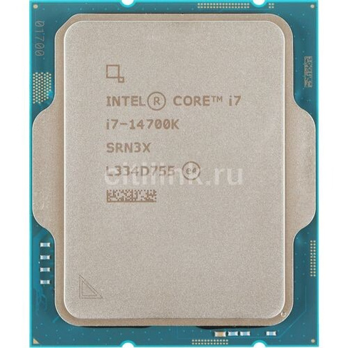 Процессор Intel Core i7 14700K, LGA 1700, OEM [cm8071504820721 srn3x]