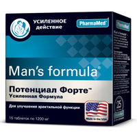 Мен-с формула Потенциал Форте Усиленная формула таб. №15 Pharma-Med Inc.