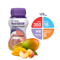 Нутридринк компакт протеин персик-манго 125мл №4 Nutricia