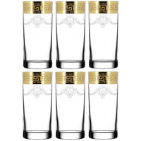Набор стаканов Promsiz Барокко стеклянные высокие 290 мл (6 штук в упаковке)