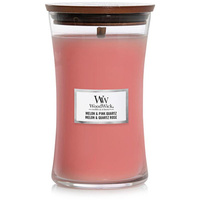 Свеча ароматическая Дыня и розовый кварц (17x11 см)