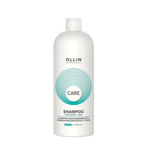 Шампунь Ollin Care для ежедневного применения, для волос и тела 1000 мл