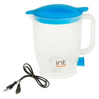 Чайник электрический Irit IR-1121, пластик, 1 л, 550 Вт, синий irit