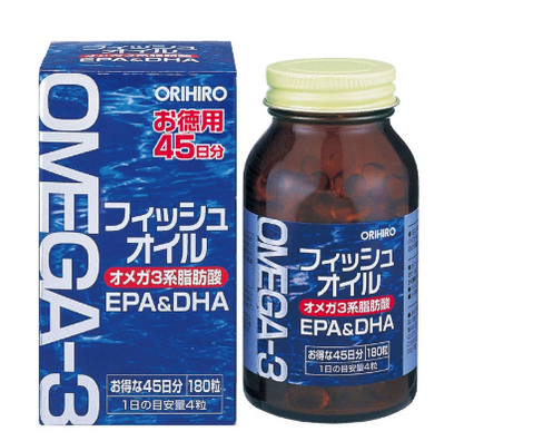 Омега-3 для здоровья сердца, сосудов и мозга (45 дней) Orihiro