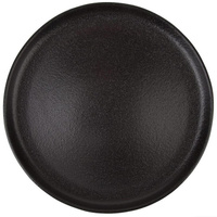 Тарелка обеденная керамическая Nouvelle Home Black Stone диаметр 260 мм черная 4 штуки в упаковке (0540158)