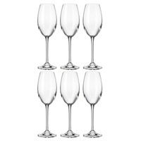 Набор бокалов для вина (тюльпан) Crystalite Bohemia Fulica стеклянные 300 мл (6 штук в упаковке)