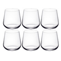 Набор стаканов (тумблер) Crystalite Bohemia Ardea/Amundsen стеклянные низкие 320 мл (6 штук в упаковке)