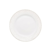 Тарелка обеденная фарфоровая Repast Жемчуг диаметр 19 см белая 6 штук в упаковке (артикул производителя 47571)