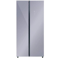 Холодильник двухкамерный LEX LSB520SLGID Total No Frost, Side by Side, инверторный серебристый