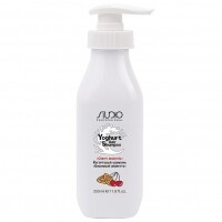 Kapous Professional Studio Professional - Йогуртовый шампунь для волос «Вишнёвый амаретто», 350 мл