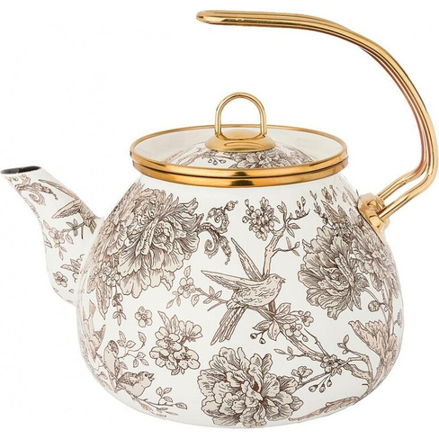 Эмалированный чайник для индукционных плит Agness Royal Garden