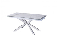 Стол обеденный раскладной Иллюзион MC22026DT | белый мрамор M-lion мебель