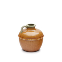 Tamariu Керамическая ваза горчичного цвета 19,5 см M-lion мебель