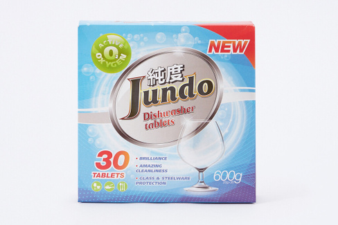 Таблетки для посудомоечных машин Jundo Active Oxygen