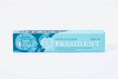 Зубная паста President Four Calcium