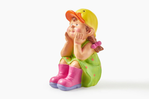 Декоративная фигура Hoff Девочка в кепке-уточке