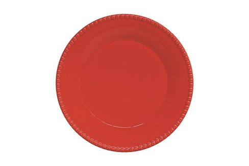 Тарелка закусочная Tiffany, красная, 19 см Easy Life (60792)