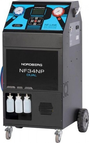 Установка для заправки автомобильных кондиционеров NORDBERG NF34NP автомат [ЦБ-0009691]