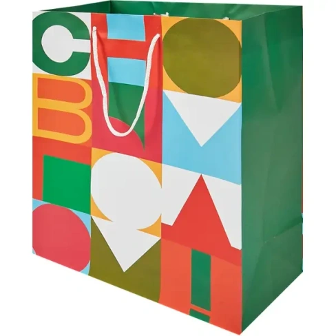 Пакет подарочный «Новогодний» 32.4x26 см цвет разноцветный Без бренда 90173