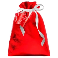 Мешочек с лентой подарочный «» 20x30 см цвет красный Без бренда 90585