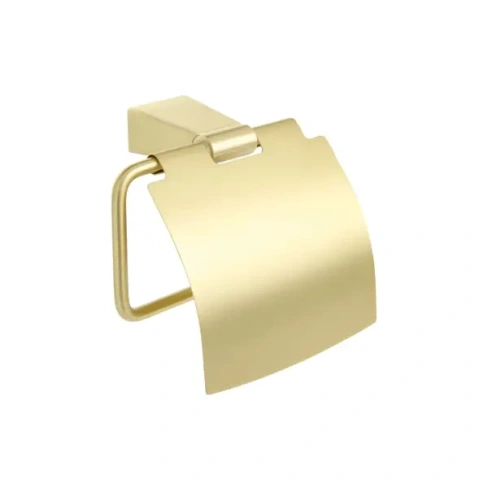 Держатель для туалетной бумаги Fixsen Trend Gold FX-99010, с крышкой, цвет золотой FIXSEN FX-99010 Trend Gold