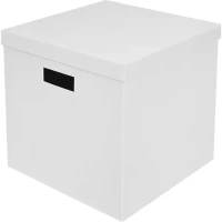 Коробка складная для хранения 30x31x31 см картон белый 2 шт STORIDEA FC2571KB-W S/2