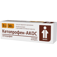 Кетопрофен-АКОС гель д наружн. прим. 5% 30г Синтез