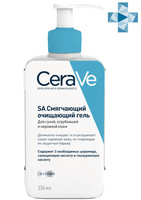 ЦераВе гель смягчающий очищающий для сухой огрубевшей и неровной кожи 236мл CeraVe