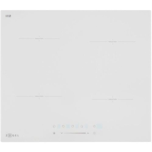 Индукционная варочная панель ZUGEL ZIH604W, независимая, белый